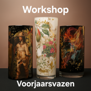 Voorjaarsvaas decoupage